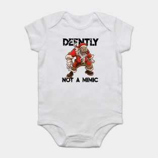 Roleplaying Mimic Creature RPG Joke Meme DM PnP Christmas Baby Bodysuit